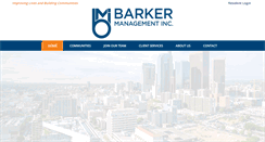 Desktop Screenshot of barkermgt.com