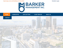 Tablet Screenshot of barkermgt.com